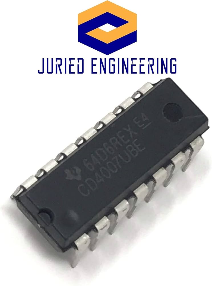 Juried Engineering CD4007UBE CMOS Dual Complementary Pair